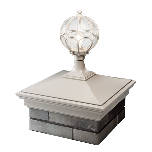 Колпак MONBLAN 385 x 385 на 1,5 кирпича с фонарем