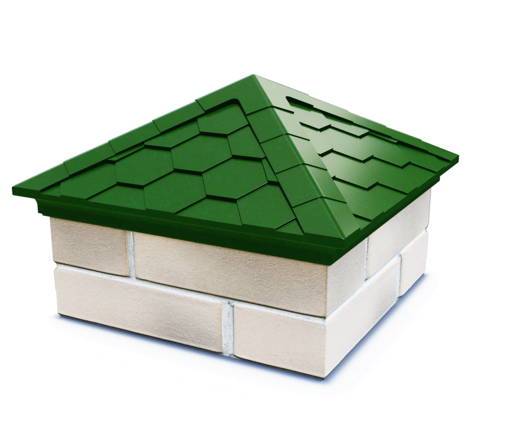 Колпак EVEREST с посадкой 1,5 х 1,5 кирпича